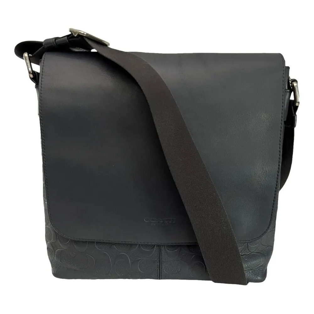 Coach Navy Charles F72220 Small Messenger Bag